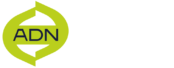 logo adn build letras blancas